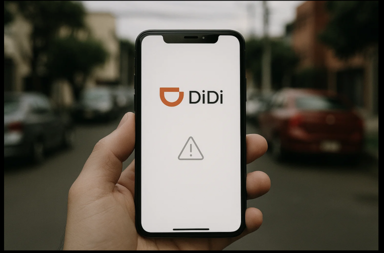Usuarios reportan caída de la app Didi en México tras fallas técnicas y rumores de salida del país.